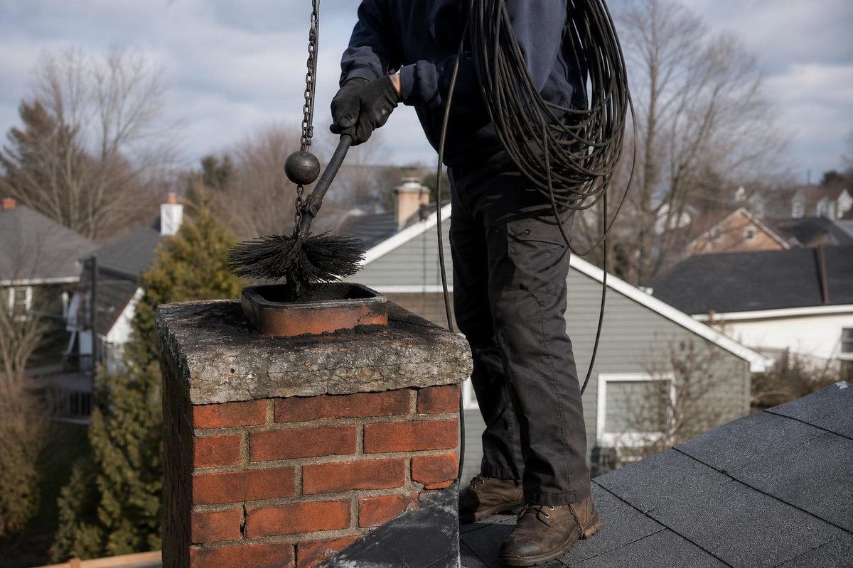 Fireplace Draft Chimney Service in Westlake